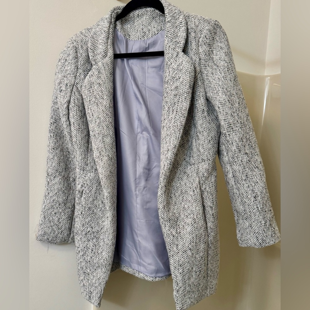 NWOT Black/White Boucle Style Blazer/Jacket. SZ Med